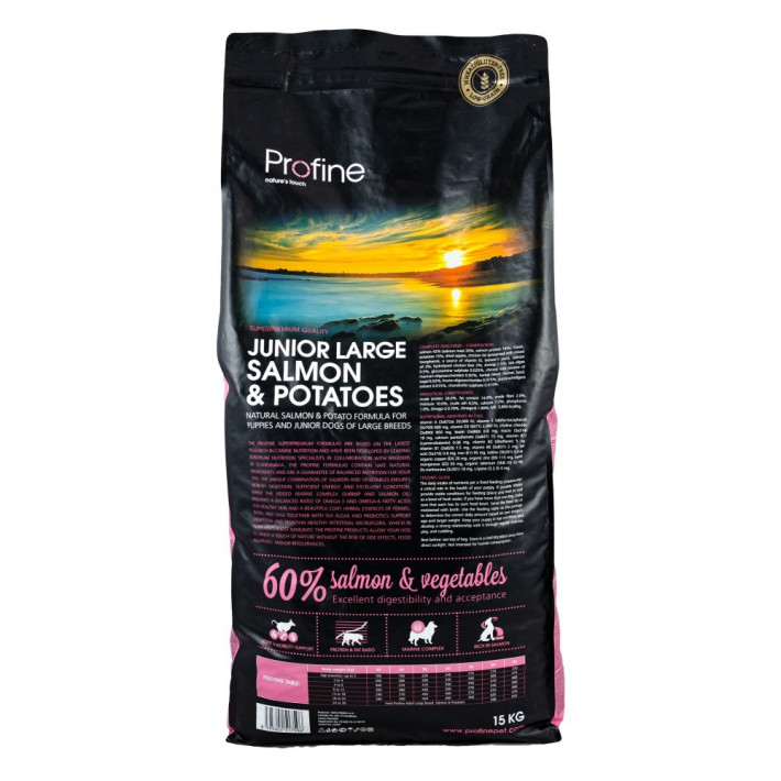 Корм сухий Profine Junior Large Breed для цуценят великих порід з лососем, 15 кг - фото №4