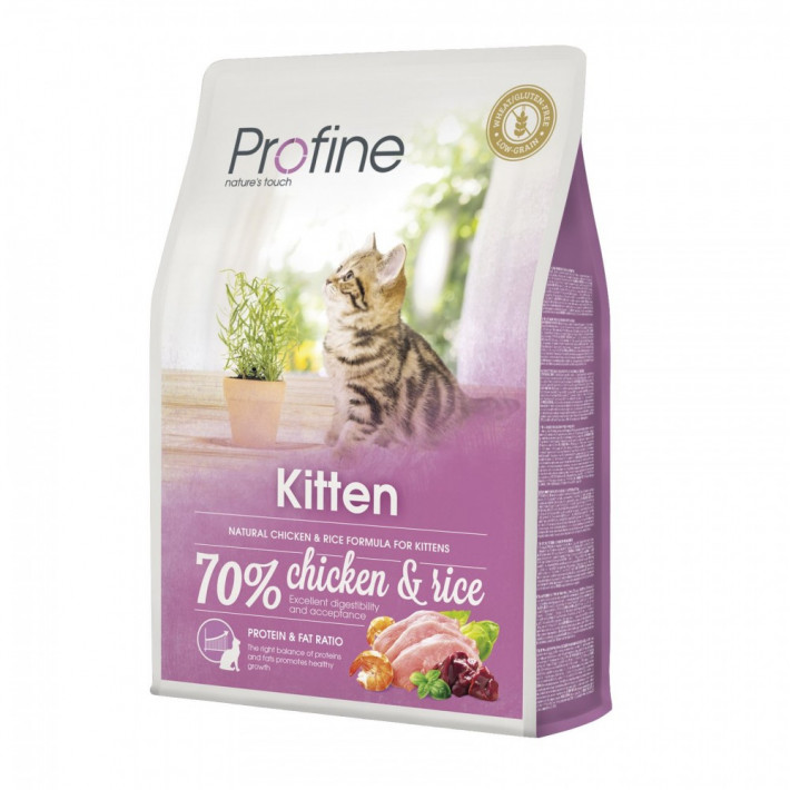 Корм сухий Profine Cat Kitten для кошенят з куркою та рисом, 2 кг