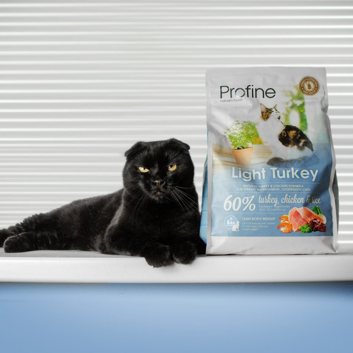 Корм сухий Profine Cat Light для дорослих котів з індичкою та рисом 2 кг - фото №6