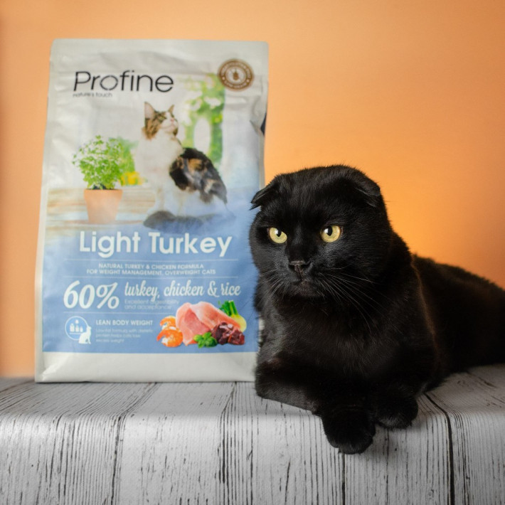 Корм сухий Profine Cat Light для дорослих котів з індичкою та рисом 2 кг - фото №7