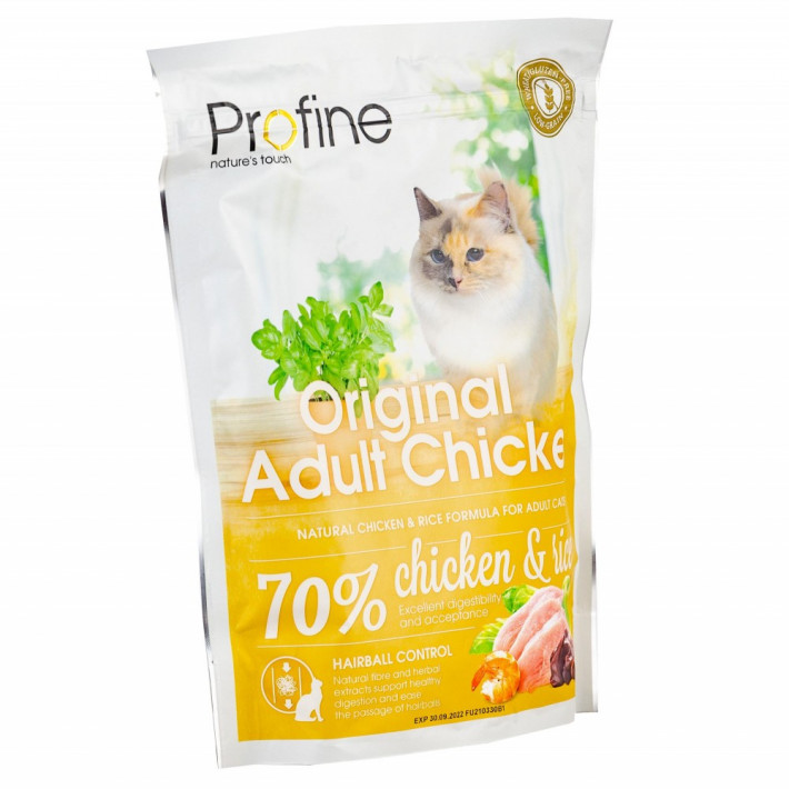 Корм сухий Profine Cat Original Adult для дорослих котів з куркою та рисом 300 г - фото №3