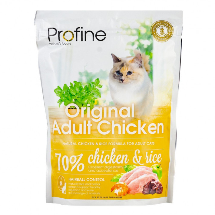 Корм сухий Profine Cat Original Adult для дорослих котів з куркою та рисом 300 г - фото №5