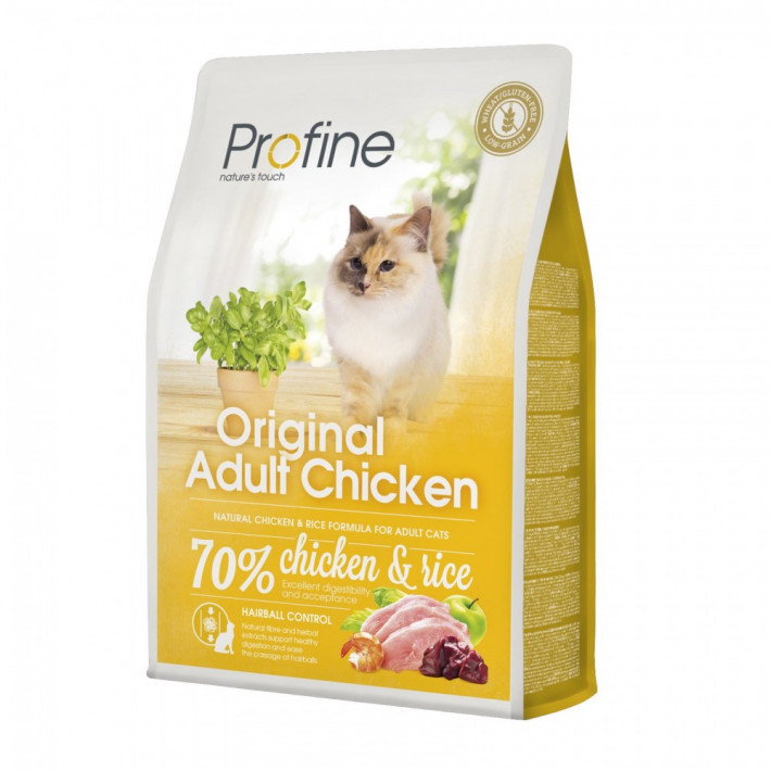 Корм сухий Profine Cat Original Adult для дорослих котів з куркою та рисом, 2 кг