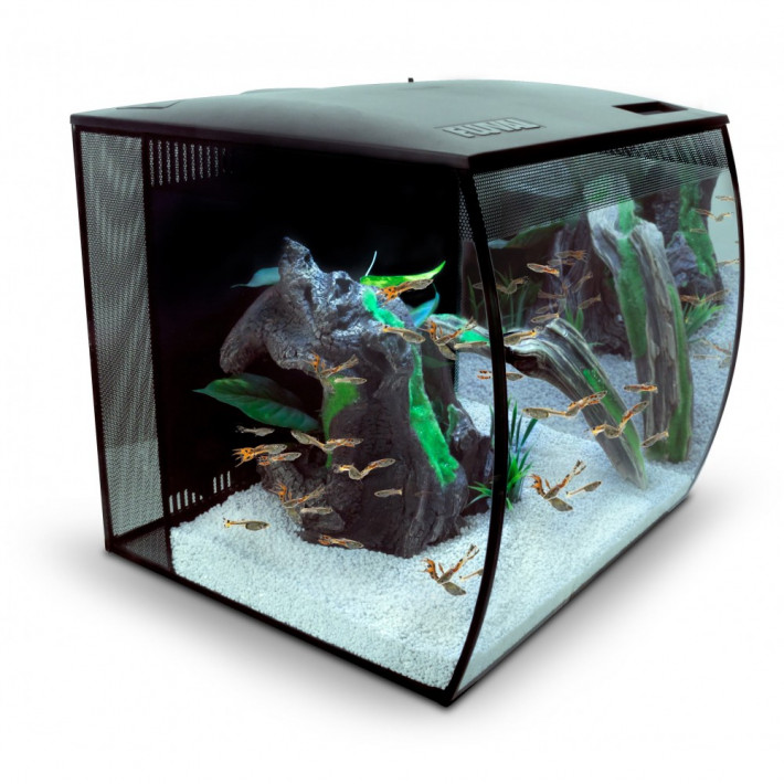Аквариум Fluval Flex 57 л черный с оборудованием