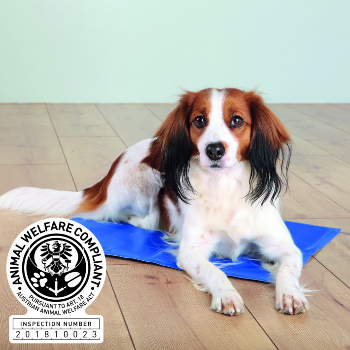 Коврик Trixie для собак охлаждающий голубой 65х50 см - фото №8