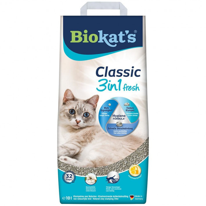 Наповнювач Biokat's Classic Fresh 3in1 Cotton Blossom 10 кг