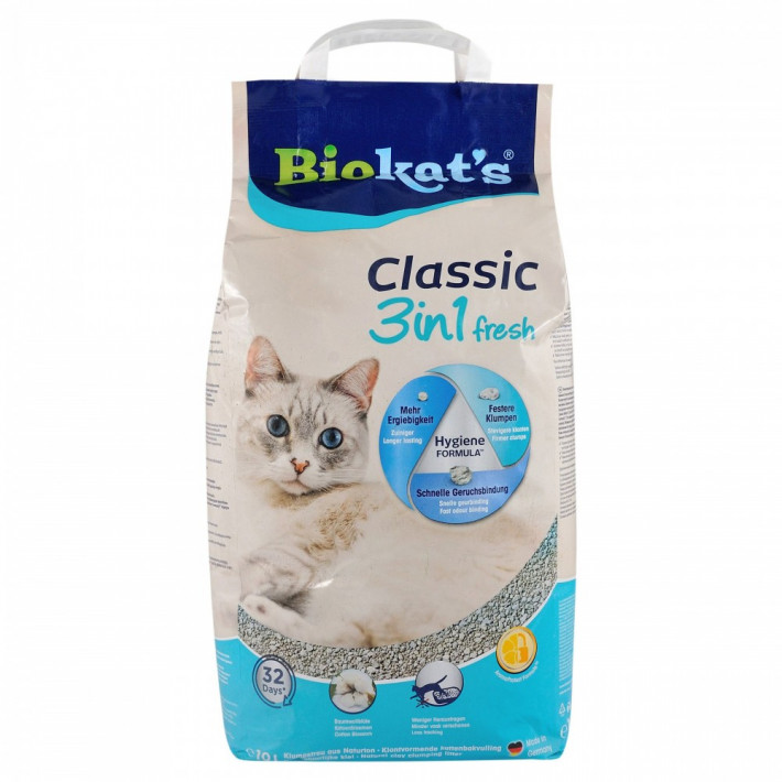 Наповнювач Biokat's Classic Fresh 3in1 Cotton Blossom 10 кг - фото №4