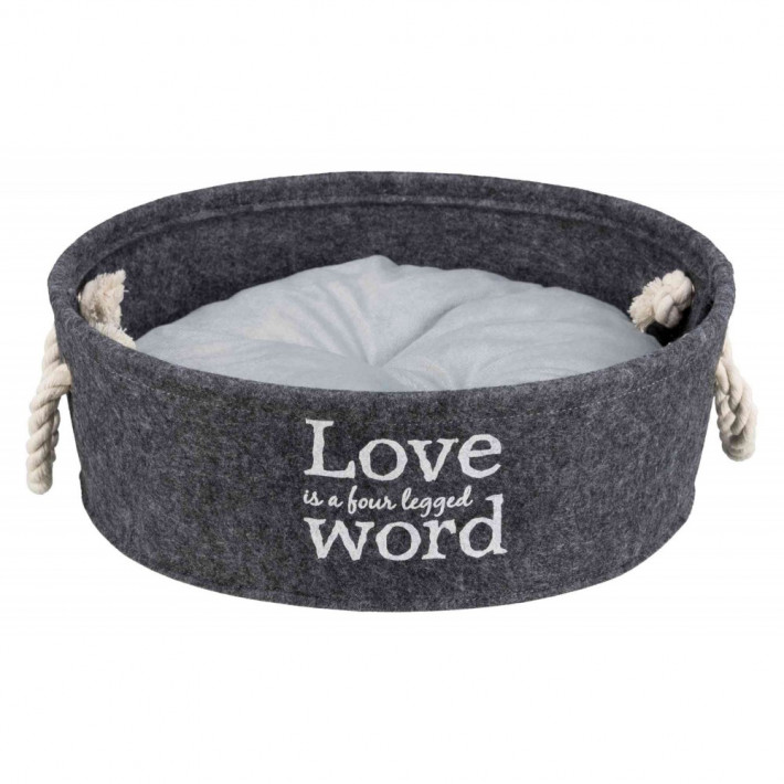 Лежак Trixie Lian для собак, сірий, 45 см