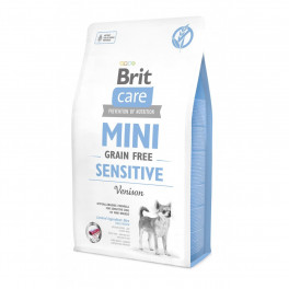 Корм сухий Brit Care Grain Free Mini Sensitive для собак мініатюрних порід з чутливим травленням з олениною 2 кг - фото №1