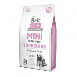 Корм сухий Brit Care Grain Free Mini Yorkshire для йоркширських тер_єрів з лососем та тунцем 2 кг - фото №1