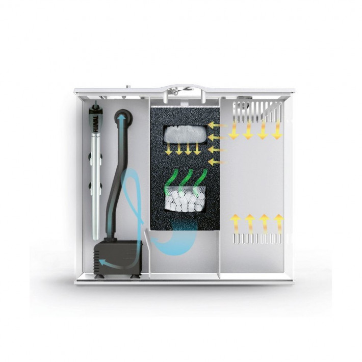 Акваріум Fluval Flex 57 л білий з обладнанням - фото №6