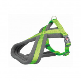 Шлея-вісімка Trixie для собак Premium туристична нейлон салатова розмір S-М 40-70 см/20 мм