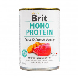 Корм вологий Brit Mono Protein Tuna and Sweet Potato для собак з тунцем та бататом 400 г