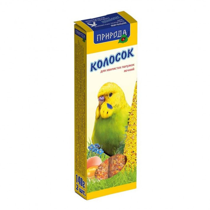 Набір Колосок для папуг яєчний 140г*2шт (Природа)