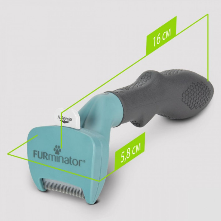 Фурмінатор FURminator для котів з короткою шерстю Short Hair розмір S - фото №11