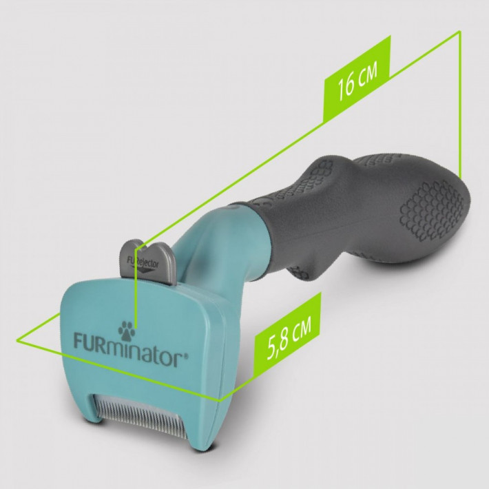 Фурмінатор FURminator для котів з довгою шерстю Long Hair розмір S - фото №11