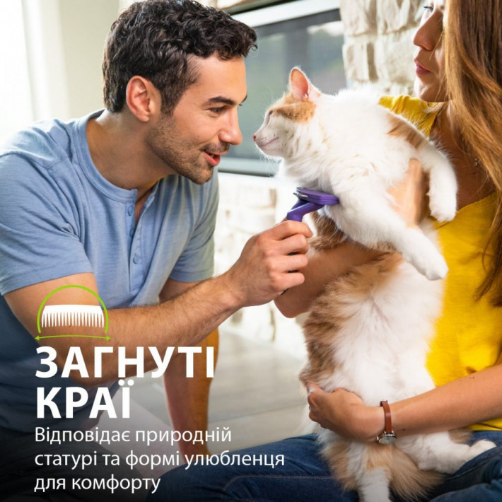 Фурмінатор FURminator для котів із довгою шерстю Long Hair розмір М/L - фото №4
