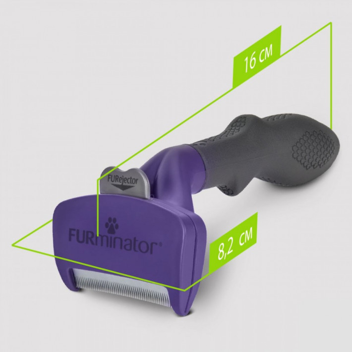 Фурмінатор FURminator для котів із довгою шерстю Long Hair розмір М/L - фото №10