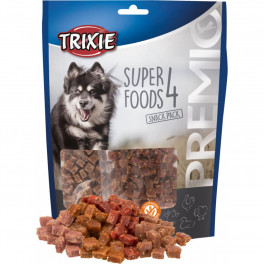 Ласощі Trixie Premio 4 Meat Superfoods для собак з куркою качкою яловичиною та бараниною 4х100 г - фото №2