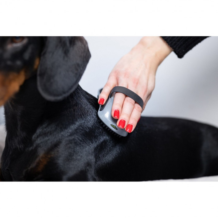 Щітка масажна FURminator для собак та котів гумова - фото №8