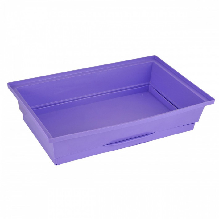 Піддон Природа для клітки гризунів великий фіолетовий 44х27 см