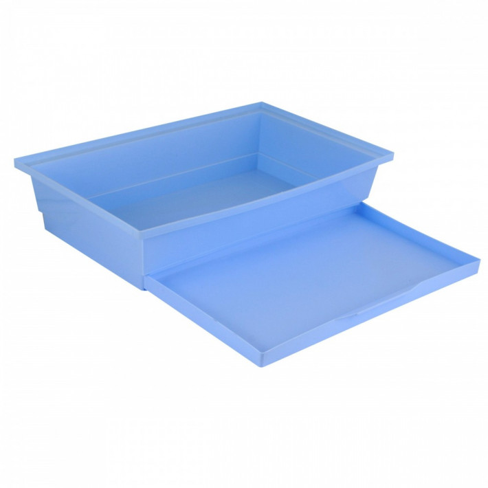 Піддон Природа для клітки гризунів великий світло-блакитний 44х27 см - фото №2