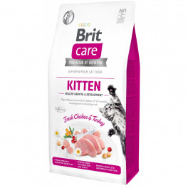 Корм сухий Brit Care Cat Grain Free Kitten Healthy Growth and Development для кошенят для здорового зростання та... - фото №1