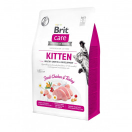 Корм сухий Brit Care Cat Grain Free Kitten Healthy Growth and Development для кошенят для здорового зростання та... - фото №1