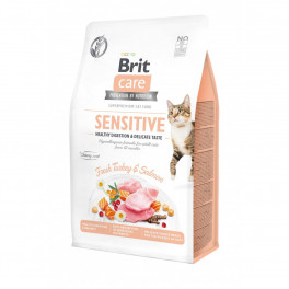 Корм сухий Brit Care Cat Grain Free Sensitive HDigestion Delicate Taste для котів з чутливим травленням індичка та... - фото №1