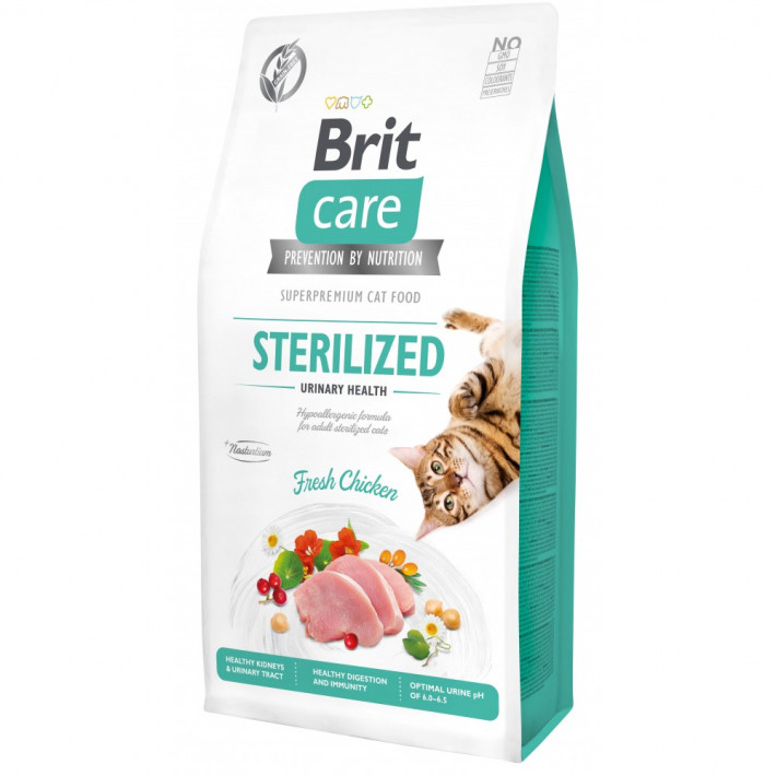 Сухий корм Brit Care Cat Grain Free Sterilized Urinary Health для стерилізованих котів