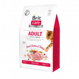 Корм сухий Brit Care Cat Grain Free Adult Activity Support для вуличних та дорослих котів філе індички та курки 400 г - фото №1