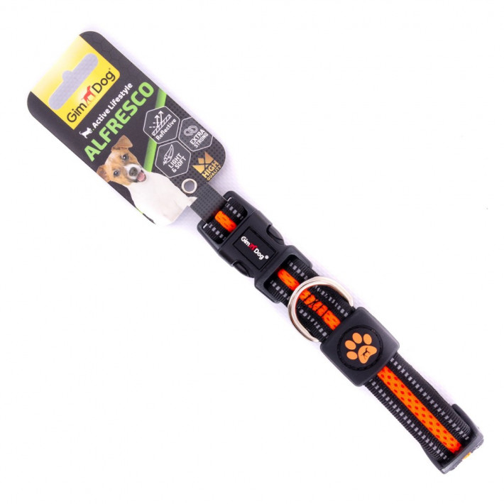 Ошейник GimDog Alfresco двойной оранжевый