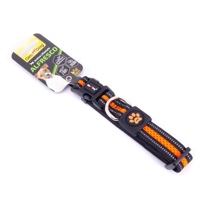Ошейник GimDog Alfresco двойной оранжевый - фото №2
