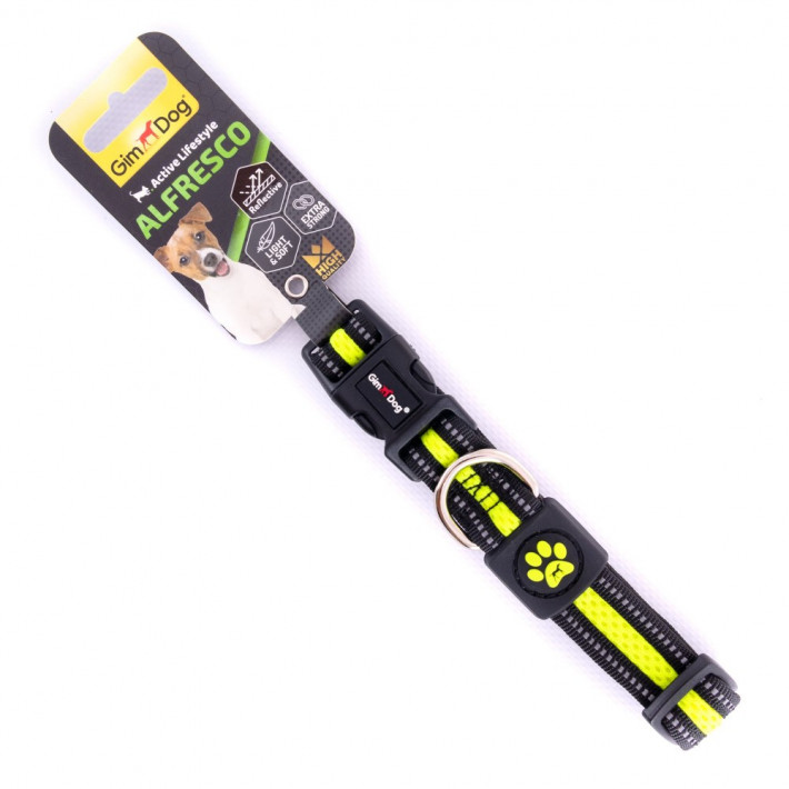 Ошейник GimDog Alfresco двойной желтый