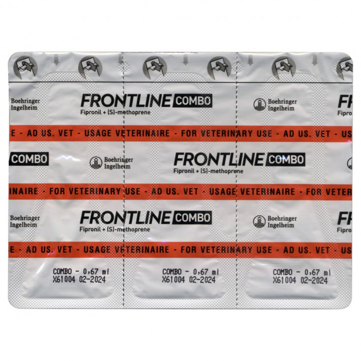 ФРОНТЛАЙН КОМБО СПОТ ОН для собак 2-10 кг (3 піпетки) - фото №5