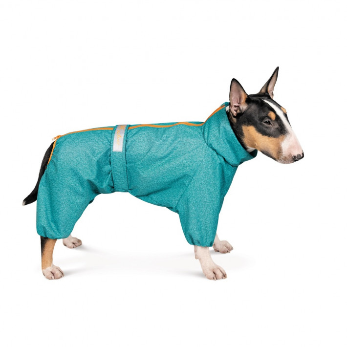 Комбінезон Pet Fashion Rain для собак бірюза 2XL - фото №2