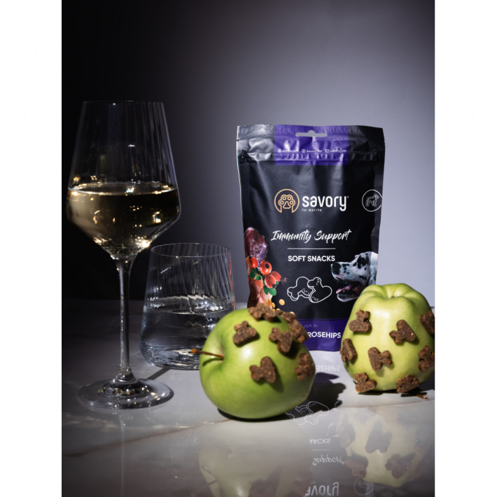 М’які ласощі Savory Immunity Duck and Rosehip для собак - фото №7