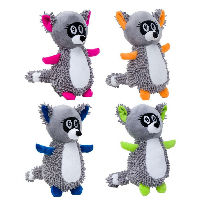 Игрушка Eastland для собак Енот с пищалкой плюшевая 18 см