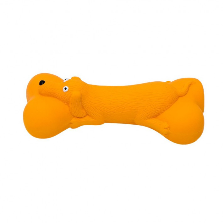 Іграшка Eastland для собак Кістка з мордочкою лисиці латексна 12 см