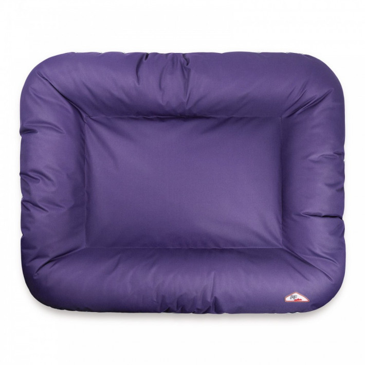 Лежак Pet Fashion Askold 4 для собак фіолетовий/сірий 80x60x13 см - фото №4