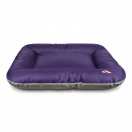 Лежак Pet Fashion Askold  5 для собак фіолетовий/сірий 102x76x14 см - фото №2