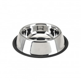 Миска SWI для собак металева на гумі 475 мл
