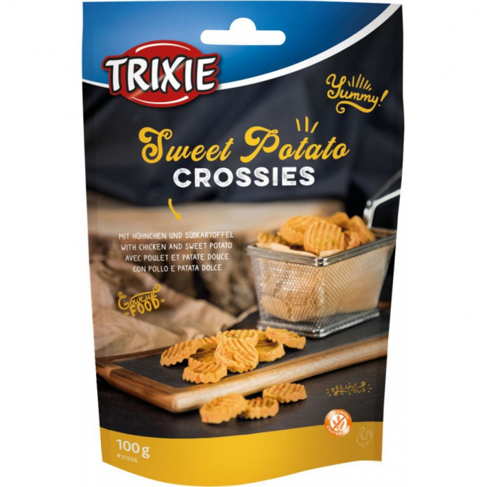 Ласощі Trixie Sweet Potato Crossies для собак з куркою та солодкою картоплею - фото №3