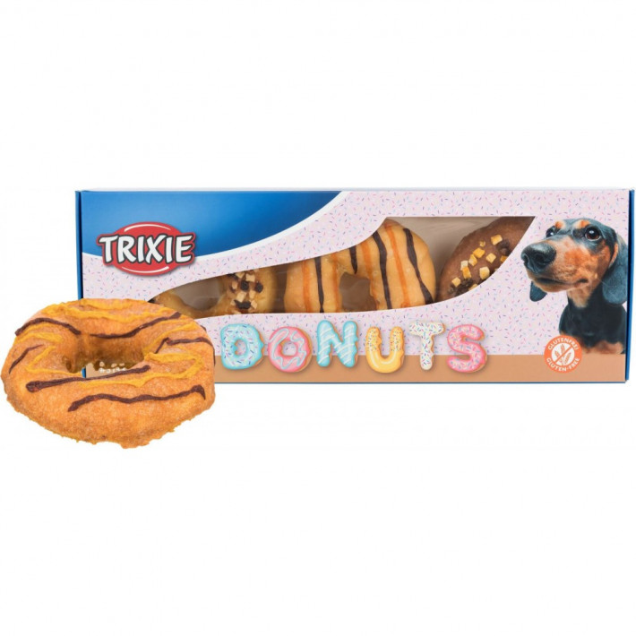 Ласощі Trixie Donuts для собак (качка, тріска, курка)