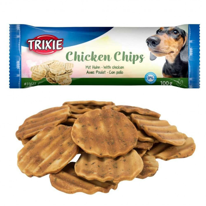 Ласощі Trixie Chicken Chips для собак, 100 г - фото №3