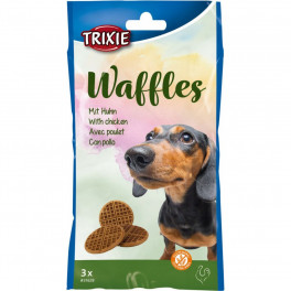 Ласощі Trixie Waffles для собак Вафлі з куркою 7 см 300 г 3 шт - фото №1