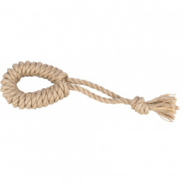 Іграшка Trixie для собак Ігровий канат з кільцем бавовна 32 см - фото №1