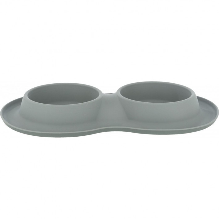 Миска Trixie для собак подвійна на підставці 2х400 мл - фото №3
