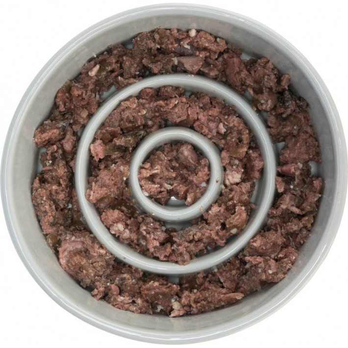 Миска Trixie для собак для медленного кормления, керамика 900 мл - фото №4