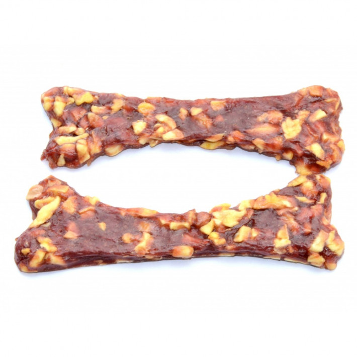 Ласощі Yalute для собак Bone Shape of Duck and Apple (качка та яблуко), 100 г - фото №2